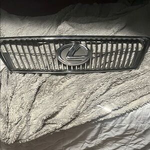 Lexus Silver Car Grille